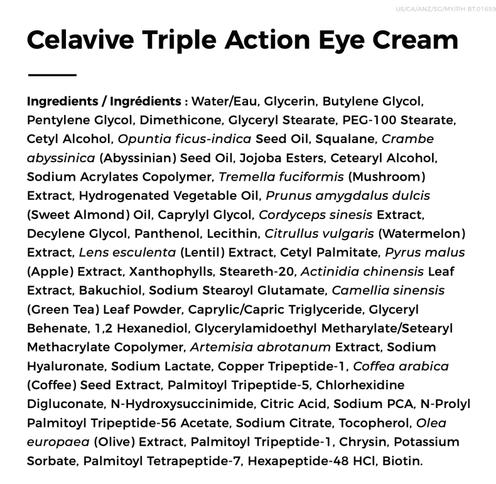 Celavive Triple Action Eye Cream: Anti-ageing ANZ